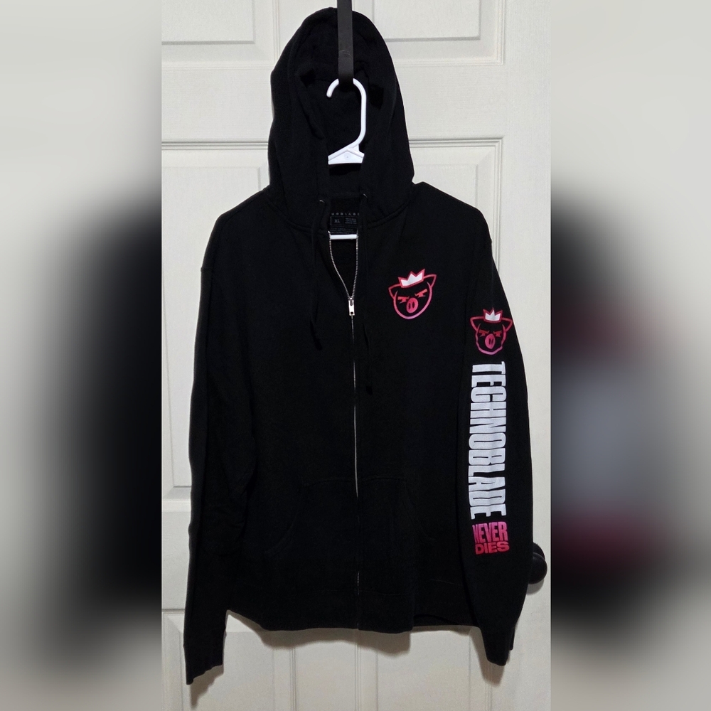 Technoblade zip-up hoodie
